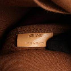 Pre Owned Louis Vuitton Saumur 35 Brown Monogram Canvas Crossbody Bag