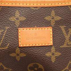 Pre Owned Louis Vuitton Saumur 35 Brown Monogram Canvas Crossbody Bag