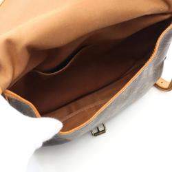 Pre Owned Louis Vuitton Saumur 30 Brown Monogram Canvas Crossbody Bag