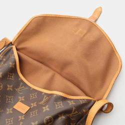 Pre Owned Louis Vuitton Saumur 30 Brown Monogram Canvas Crossbody Bag