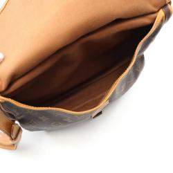 Pre Owned Louis Vuitton Saumur 30 Brown Monogram Canvas Crossbody Bag
