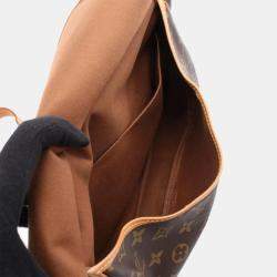 Pre Owned Louis Vuitton Saumur 30 Brown Monogram Canvas Crossbody Bag