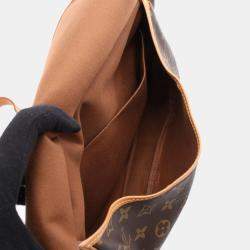 Pre Owned Louis Vuitton Saumur 30 Brown Monogram Canvas Crossbody Bag