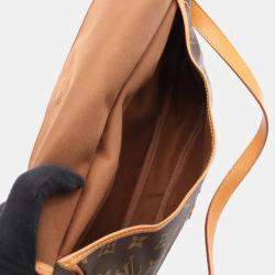 Pre Owned Louis Vuitton Saumur 30 Brown Monogram Canvas Crossbody Bag