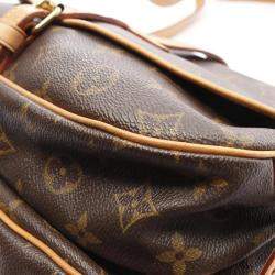 Pre Owned Louis Vuitton Saumur 30 Brown Monogram Canvas Crossbody Bag