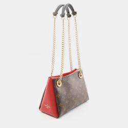 Louis Vuitton Surenne Bb Chain Shoulder Bag  Monogram Canvas Cerise