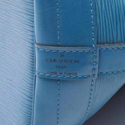 Pre Owned Louis Vuitton Noe Toledo Blue Epi Leather Shoulder Bag