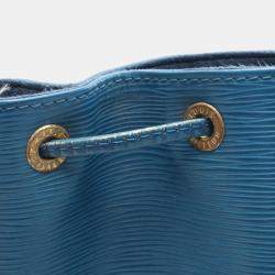 Pre Owned Louis Vuitton Noe Toledo Blue Epi Leather Shoulder Bag