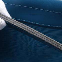 Pre Owned Louis Vuitton Noe Toledo Blue Epi Leather Shoulder Bag