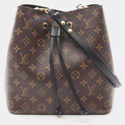 Louis Vuitton Neonoe Shoulder Drawstring Crossbody Bag  Monogram Noir