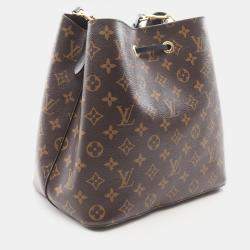 Louis Vuitton Neonoe Shoulder Drawstring Crossbody Bag  Monogram Noir