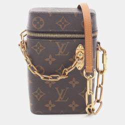 Louis Vuitton Phone Box Chain Shoulder Bag  Monogram Canvas