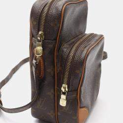 Pre Owned Louis Vuitton Amazon Brown Monogram Canvas Shoulder Bag