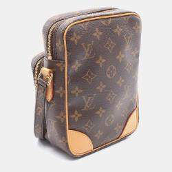 Louis Vuitton Amazon Crossbody Shoulder Bag  Monogram Canvas Brown