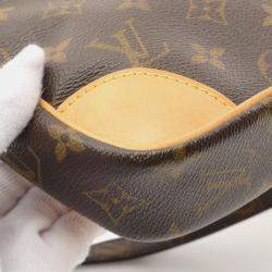 Pre Owned Louis Vuitton Danube Brown Monogram Canvas Shoulder Bag