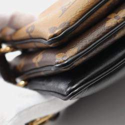 Pre Owned Louis Vuitton Trio Pochette Monogram Reverse Canvas Shoulder Bag