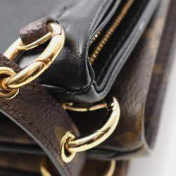 Pre Owned Louis Vuitton Trio Pochette Monogram Reverse Canvas Shoulder Bag