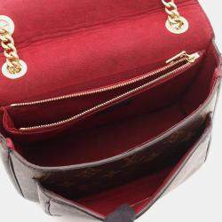 Pre Owned Louis Vuitton Passy Brown Monogram Canvas Shoulder Bag