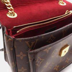Pre Owned Louis Vuitton Passy Brown Monogram Canvas Shoulder Bag