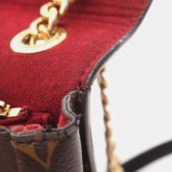 Pre Owned Louis Vuitton Passy Brown Monogram Canvas Shoulder Bag