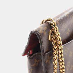 Pre Owned Louis Vuitton Passy Brown Monogram Canvas Shoulder Bag