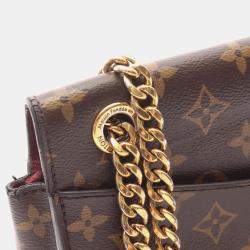 Pre Owned Louis Vuitton Passy Brown Monogram Canvas Shoulder Bag