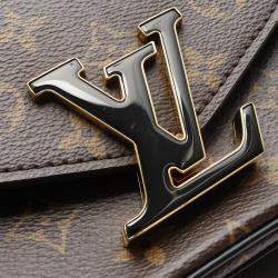 Pre Owned Louis Vuitton Passy Brown Monogram Canvas Shoulder Bag