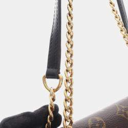 Pre Owned Louis Vuitton Passy Brown Monogram Canvas Shoulder Bag
