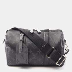 Louis Vuitton City Keepall Shoulder Bag  Monogram Eclipse Black
