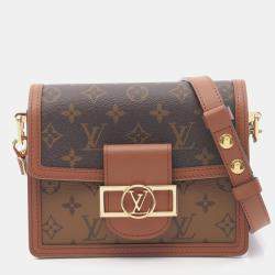 Louis Vuitton Dauphine Mini Shoulder Bag  Monogram Reverse Canvas