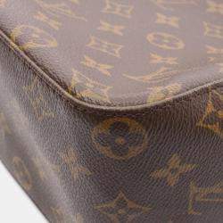 Pre Owned Louis Vuitton Looping Gm One Shoulder Hand Bag  Monogram