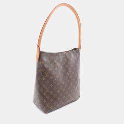 Pre Owned Louis Vuitton Looping GM Brown Monogram Canvas Shoulder Bag