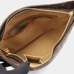 Pre Owned Louis Vuitton Looping GM Brown Monogram Canvas Shoulder Bag