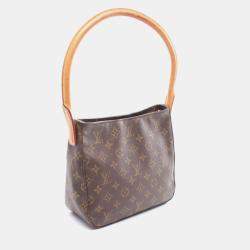 Pre Owned Louis Vuitton Looping MM Brown Monogram Canvas Shoulder Bag
