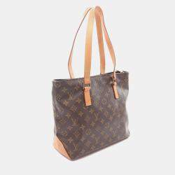 Pre Owned Louis Vuitton Cabas Piano Shoulder Tote Bag Large  Monogram  