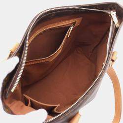 Pre Owned Louis Vuitton Cabas Piano Shoulder Tote Bag Large  Monogram  