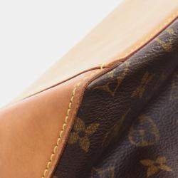 Pre Owned Louis Vuitton Cabas Piano Brown Monogram Canvas Shoulder Bag
