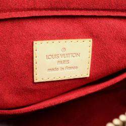 Pre Owned Louis Vuitton Vivacite GM BrownMonogram Canvas Shoulder Bag