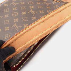 Pre Owned Louis Vuitton Vivacite GM BrownMonogram Canvas Shoulder Bag