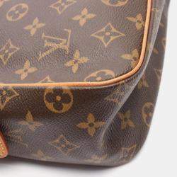 Pre Owned Louis Vuitton Vivacite GM BrownMonogram Canvas Shoulder Bag