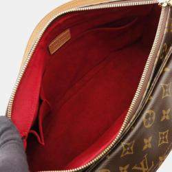 Pre Owned Louis Vuitton Vivacite GM BrownMonogram Canvas Shoulder Bag