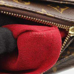 Pre Owned Louis Vuitton Vivacite GM BrownMonogram Canvas Shoulder Bag