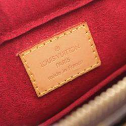 Pre Owned Louis Vuitton Vivacite MM Brown Monogram Canvas Shoulder Bag