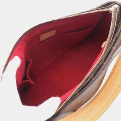 Pre Owned Louis Vuitton Vivacite MM Brown Monogram Canvas Shoulder Bag