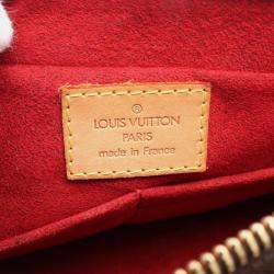 Pre Owned Louis Vuitton Vivacite MM Brown Monogram Canvas Shoulder Bag