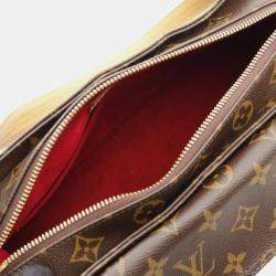 Pre Owned Louis Vuitton Vivacite MM Brown Monogram Canvas Shoulder Bag