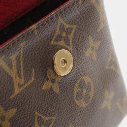Pre Owned Louis Vuitton Vivacite MM Brown Monogram Canvas Shoulder Bag