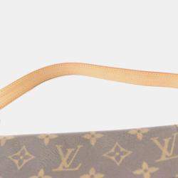 Pre Owned Louis Vuitton Vivacite MM Brown Monogram Canvas Shoulder Bag