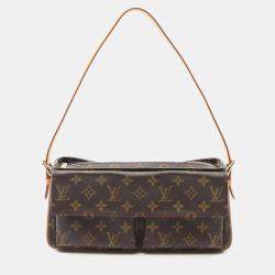 Louis Vuitton Vivacite Mm Shoulder Handbag  Monogram Canvas
