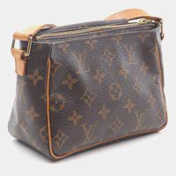 Pre Owned Louis Vuitton Vivacite PM Brown Monogram Canvas Shoulder Bag